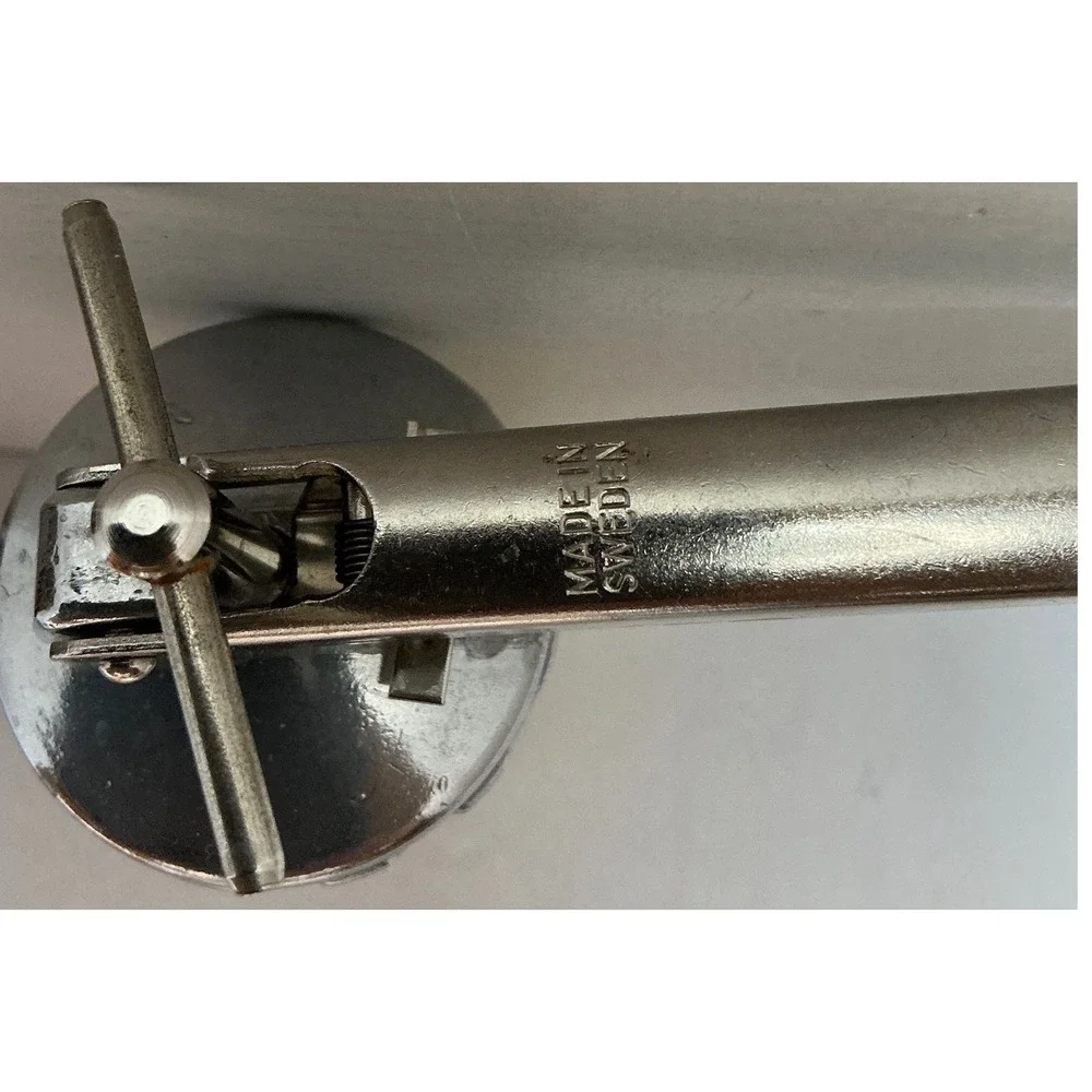 Sawa Vintage Cookie Press 2000 De Luxe Made in Sweden Gold Metal Kitchen Tool
